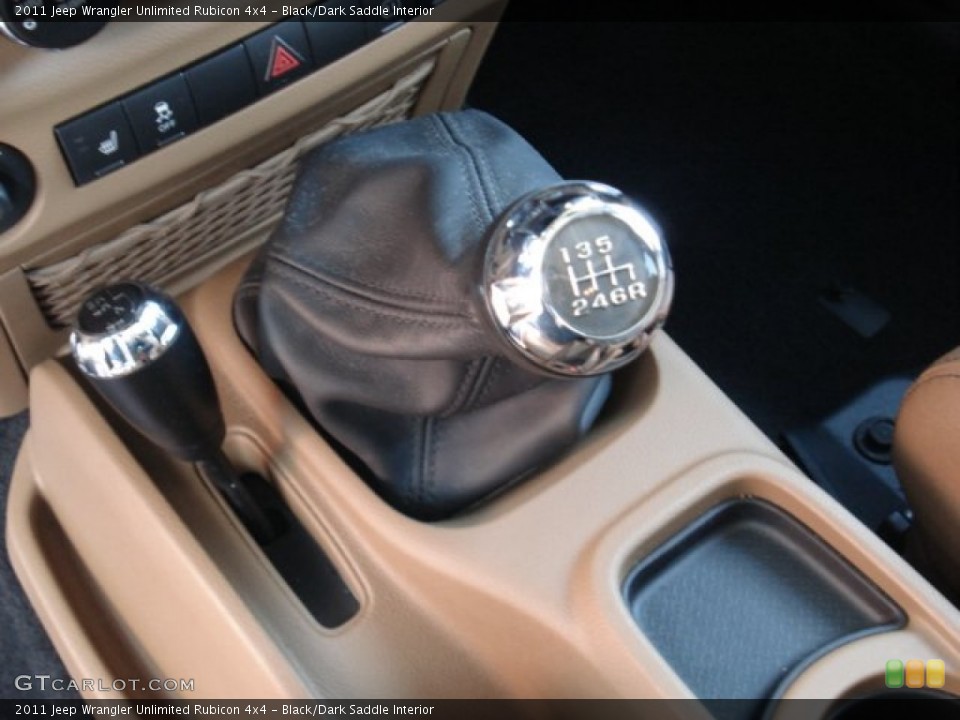 Black/Dark Saddle Interior Transmission for the 2011 Jeep Wrangler Unlimited Rubicon 4x4 #61544688