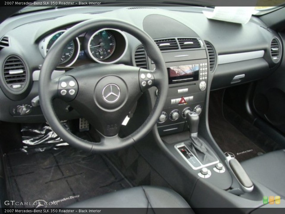 Black Interior Photo for the 2007 Mercedes-Benz SLK 350 Roadster #61545200