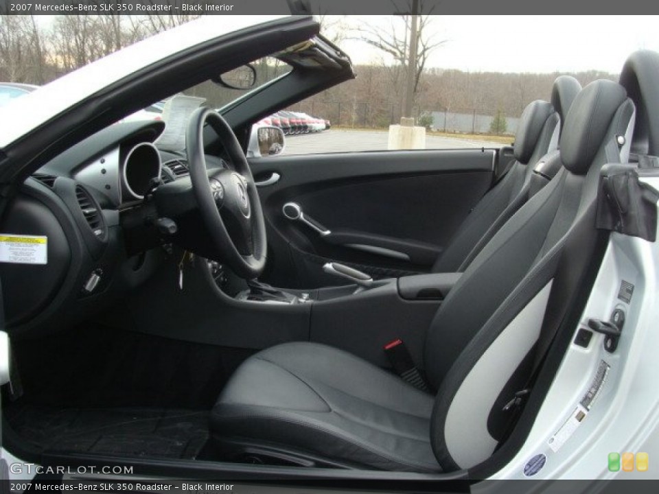 Black Interior Photo for the 2007 Mercedes-Benz SLK 350 Roadster #61545209
