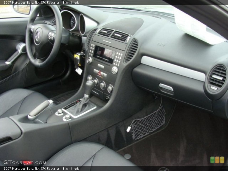 Black Interior Dashboard for the 2007 Mercedes-Benz SLK 350 Roadster #61545227