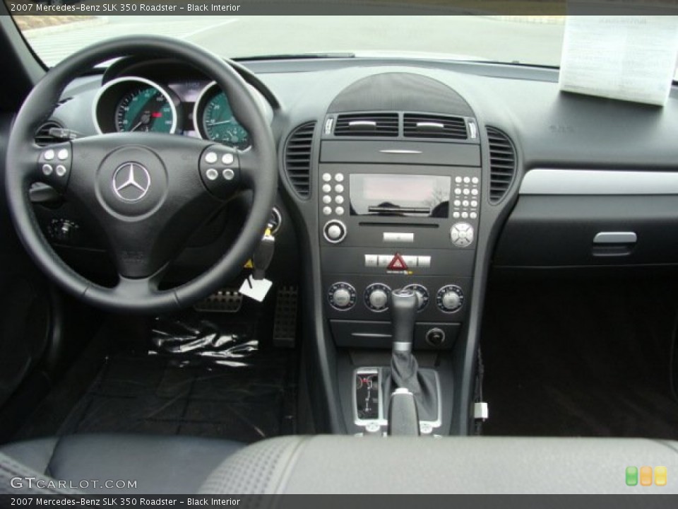 Black Interior Dashboard for the 2007 Mercedes-Benz SLK 350 Roadster #61545236