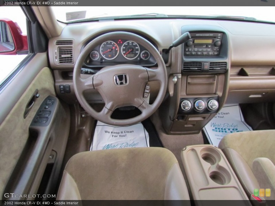 Saddle Interior Dashboard for the 2002 Honda CR-V EX 4WD #61545683
