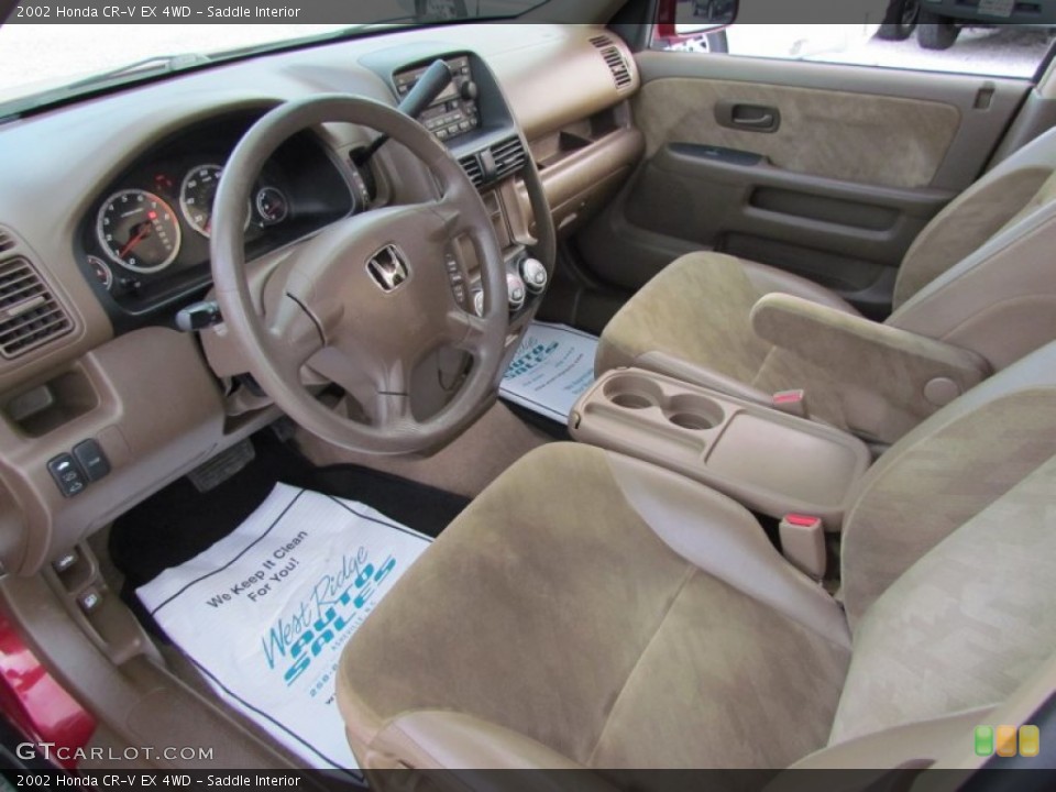 Saddle Interior Prime Interior for the 2002 Honda CR-V EX 4WD #61545710