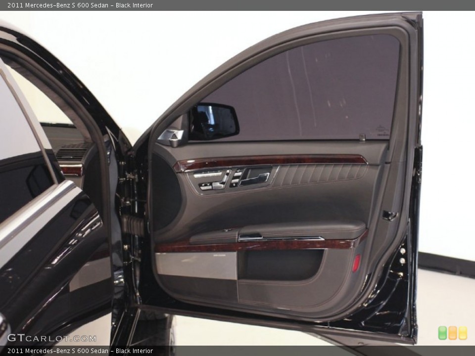 Black Interior Door Panel for the 2011 Mercedes-Benz S 600 Sedan #61547705