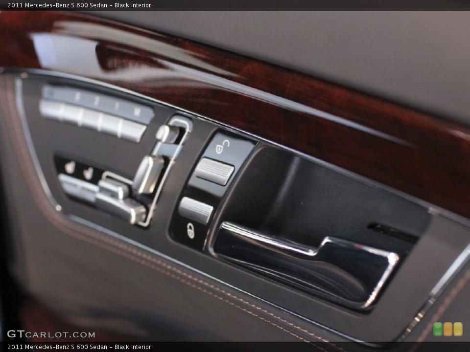 Black Interior Controls for the 2011 Mercedes-Benz S 600 Sedan #61547735