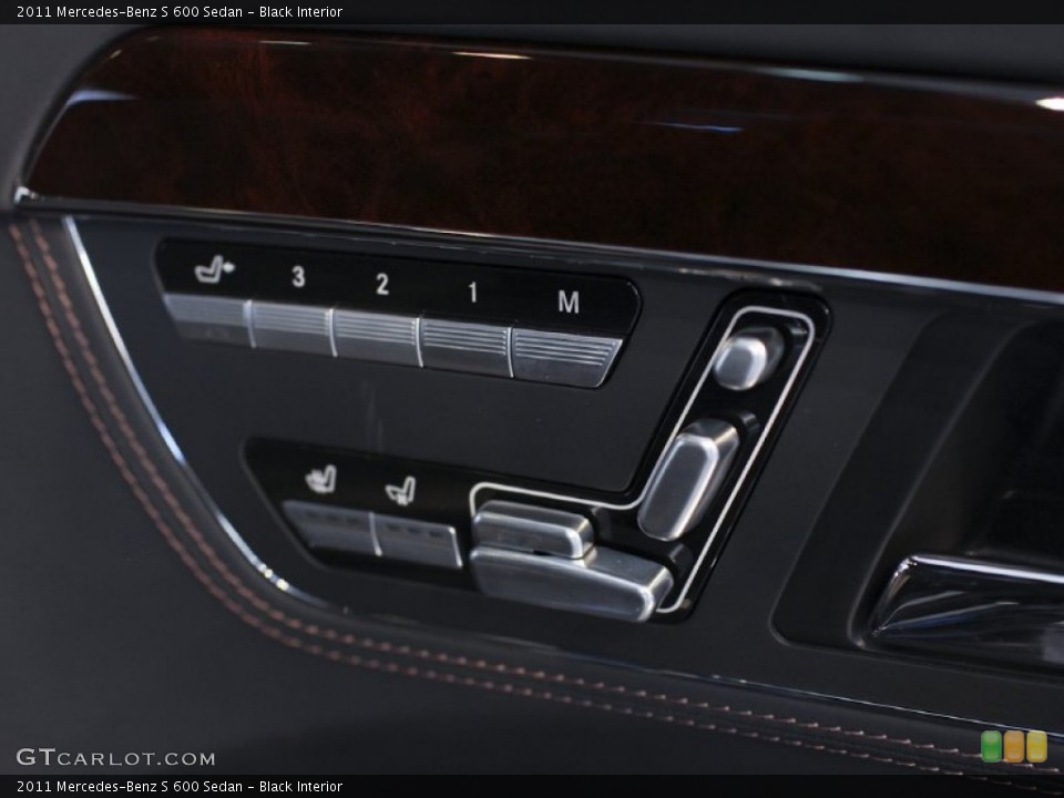 Black Interior Controls for the 2011 Mercedes-Benz S 600 Sedan #61547849