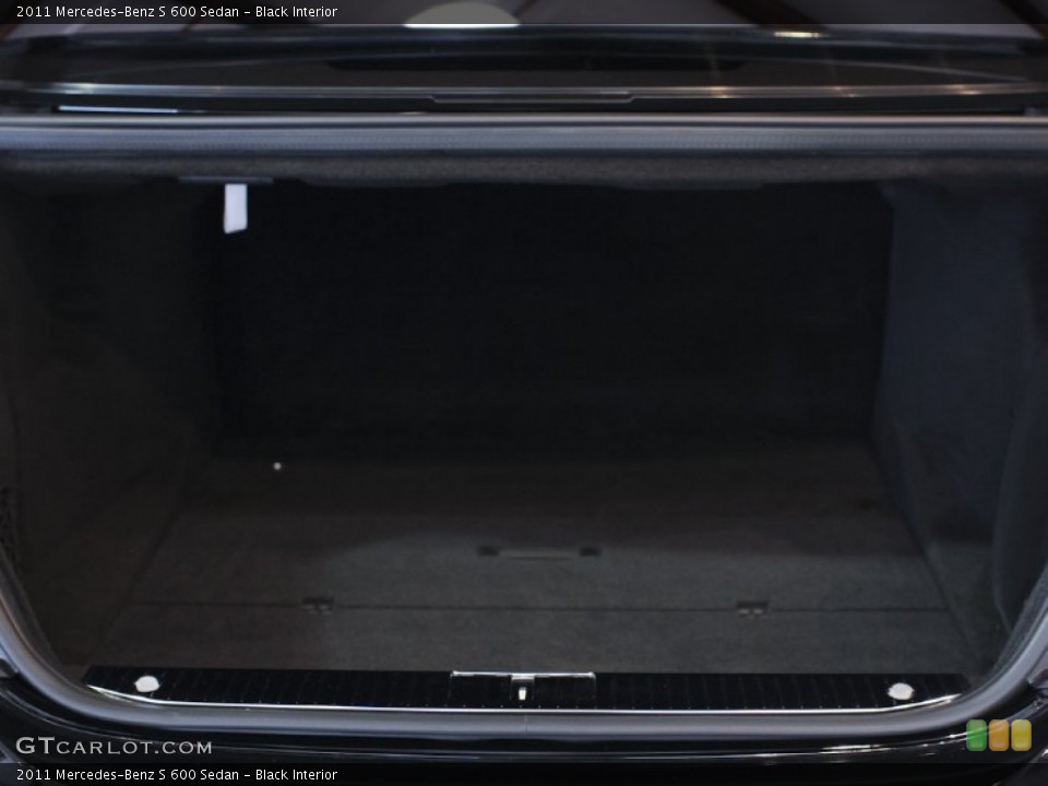 Black Interior Trunk for the 2011 Mercedes-Benz S 600 Sedan #61548271