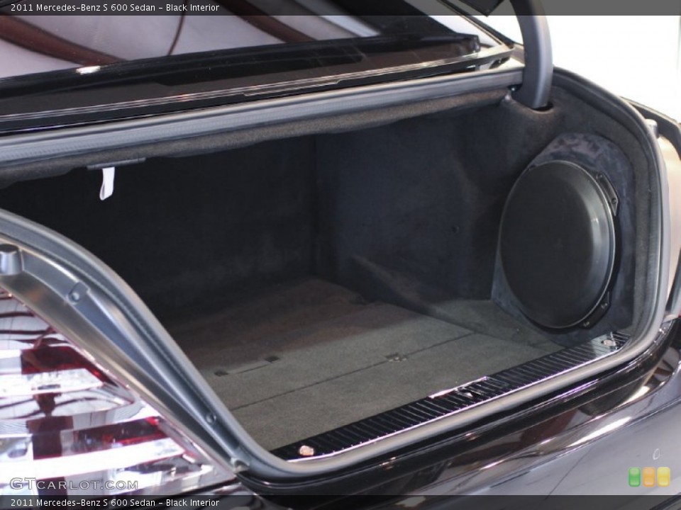 Black Interior Trunk for the 2011 Mercedes-Benz S 600 Sedan #61548290