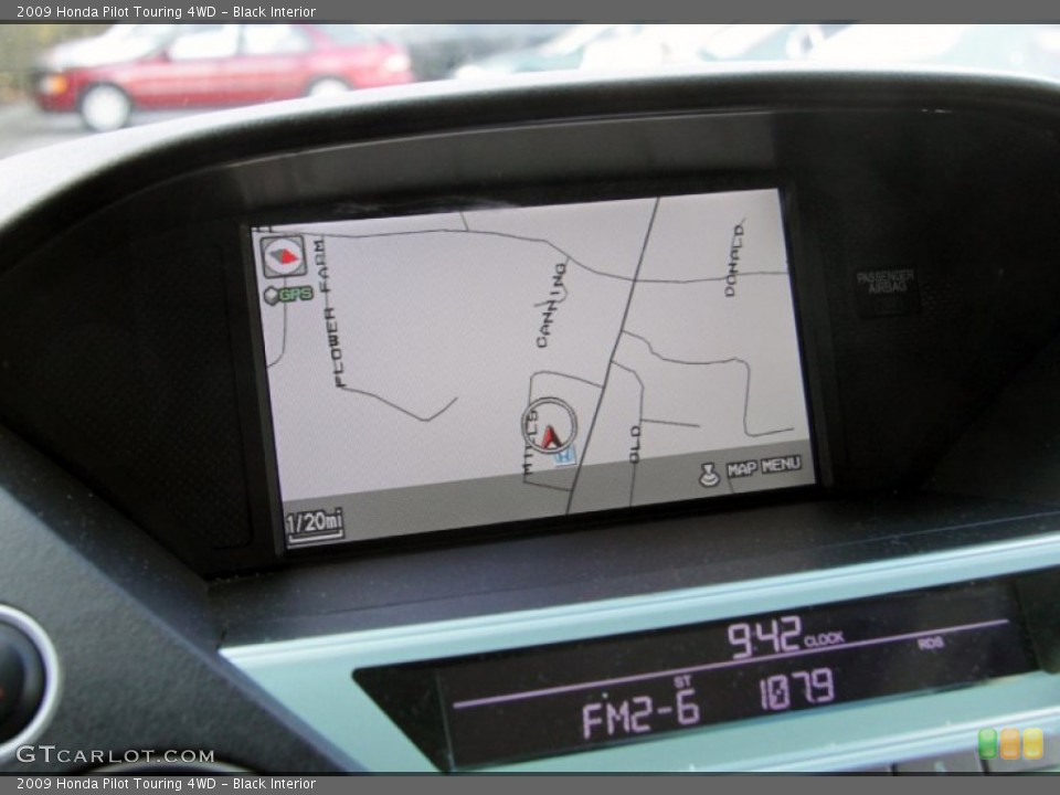 Black Interior Navigation for the 2009 Honda Pilot Touring 4WD #61549687