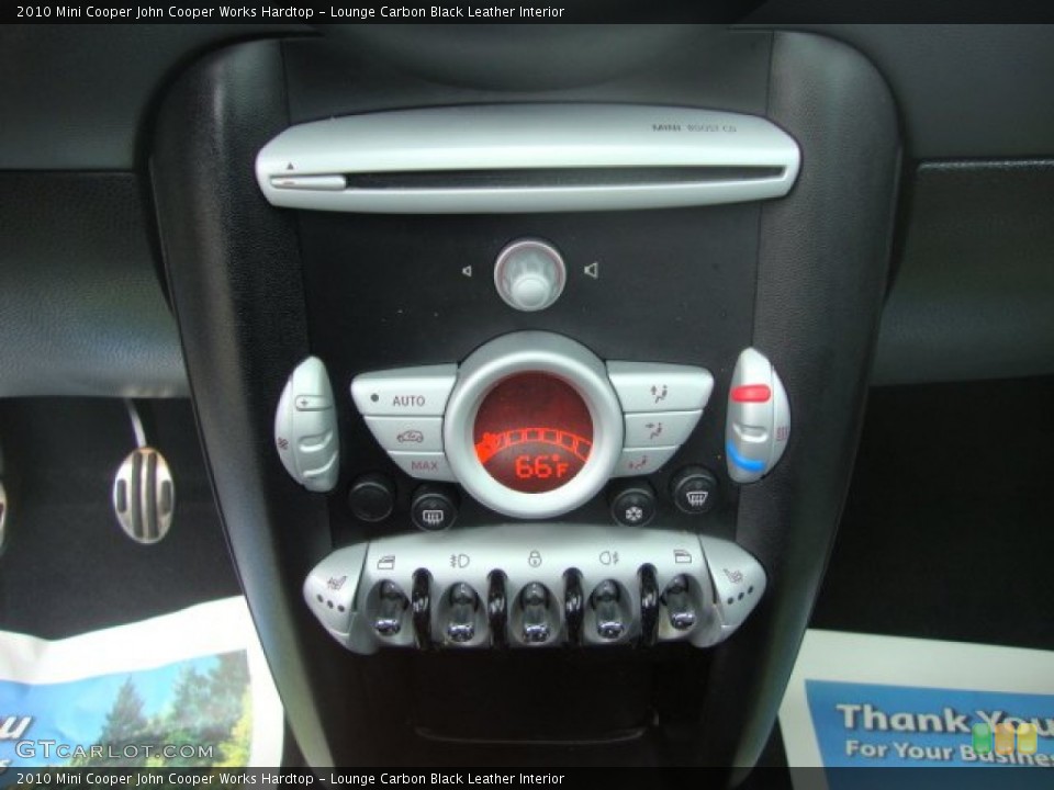 Lounge Carbon Black Leather Interior Controls for the 2010 Mini Cooper John Cooper Works Hardtop #61558274
