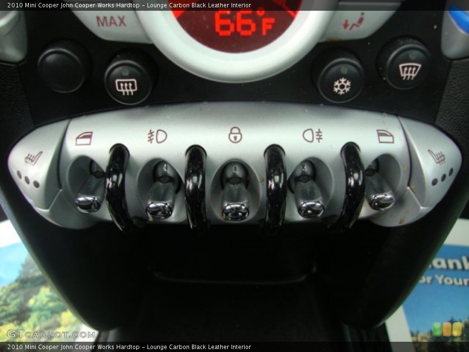 Lounge Carbon Black Leather Interior Controls for the 2010 Mini Cooper John Cooper Works Hardtop #61558280