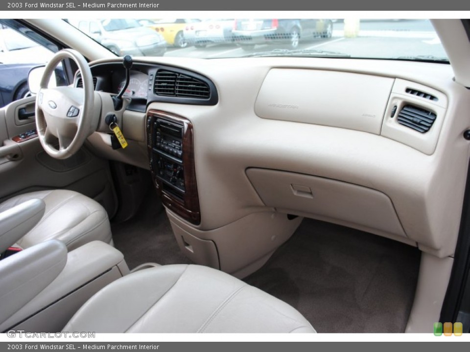 Medium Parchment Interior Dashboard for the 2003 Ford Windstar SEL #61559073