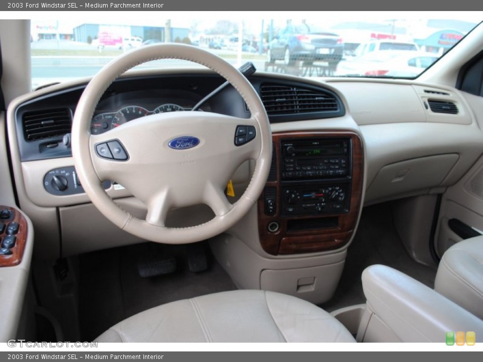 Medium Parchment Interior Dashboard for the 2003 Ford Windstar SEL #61559129