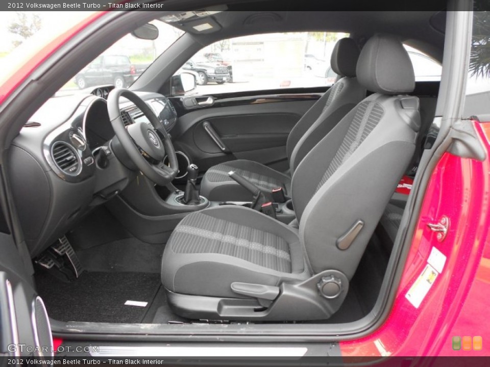 Titan Black Interior Photo for the 2012 Volkswagen Beetle Turbo #61559480