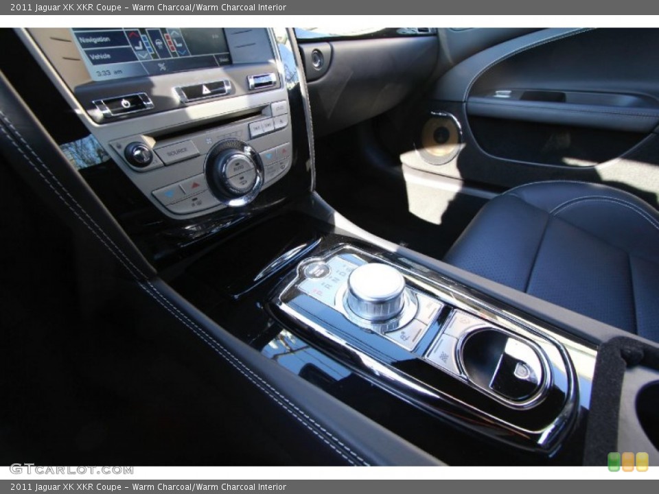 Warm Charcoal/Warm Charcoal Interior Controls for the 2011 Jaguar XK XKR Coupe #61562574