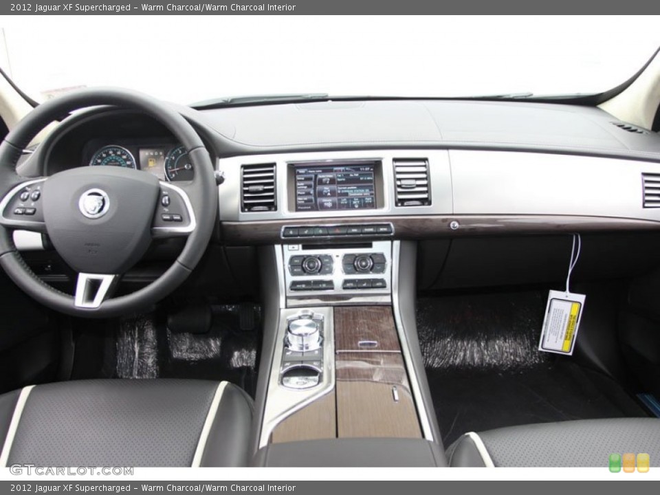 Warm Charcoal/Warm Charcoal Interior Dashboard for the 2012 Jaguar XF Supercharged #61562719