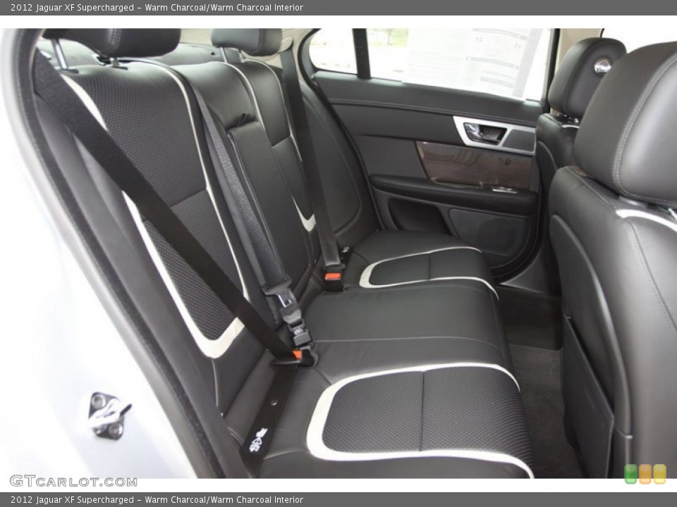 Warm Charcoal/Warm Charcoal Interior Rear Seat for the 2012 Jaguar XF Supercharged #61562751
