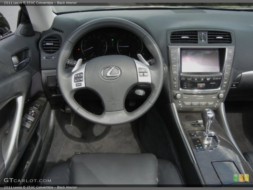 Black Interior Dashboard for the 2011 Lexus IS 350C Convertible #61562850
