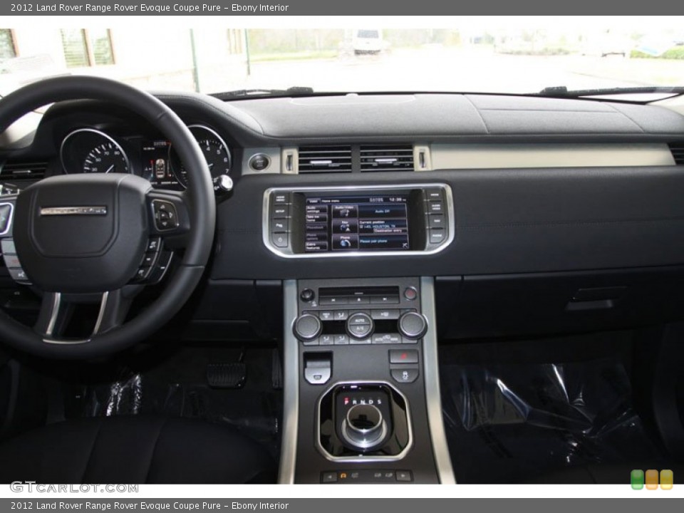 Ebony Interior Dashboard for the 2012 Land Rover Range Rover Evoque Coupe Pure #61562982