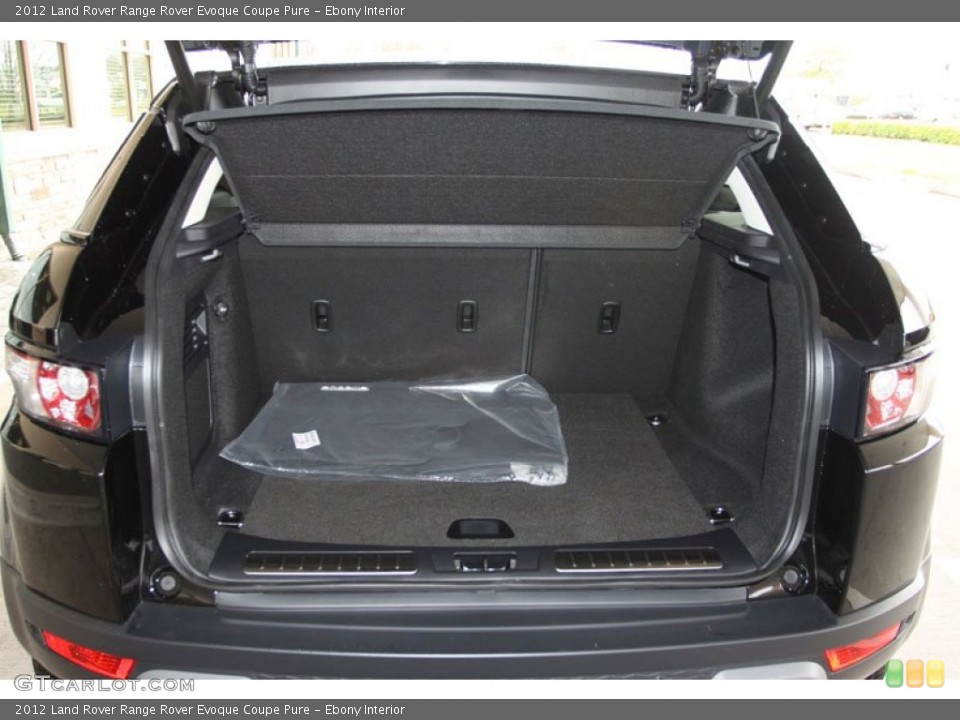 Ebony Interior Trunk for the 2012 Land Rover Range Rover Evoque Coupe Pure #61563032