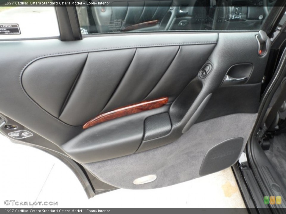 Ebony Interior Door Panel for the 1997 Cadillac Catera  #61564236