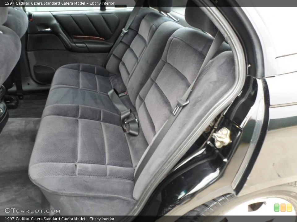 Ebony Interior Rear Seat for the 1997 Cadillac Catera  #61564245
