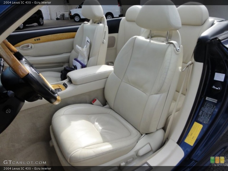 Ecru Interior Front Seat for the 2004 Lexus SC 430 #61565892