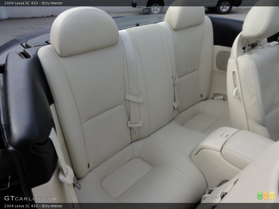 Ecru Interior Rear Seat for the 2004 Lexus SC 430 #61565928