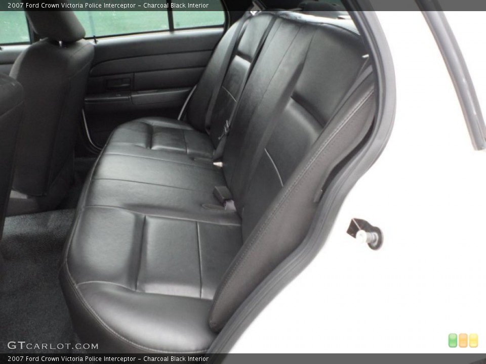 Charcoal Black Interior Rear Seat for the 2007 Ford Crown Victoria Police Interceptor #61567119