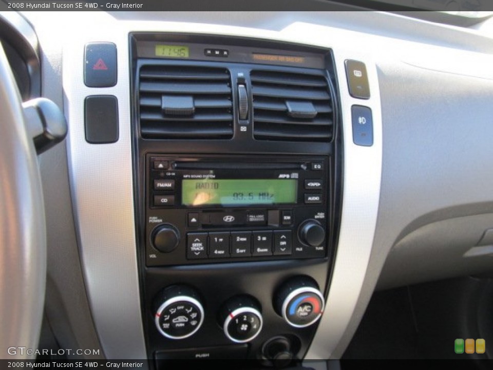 Gray Interior Audio System for the 2008 Hyundai Tucson SE 4WD #61567272