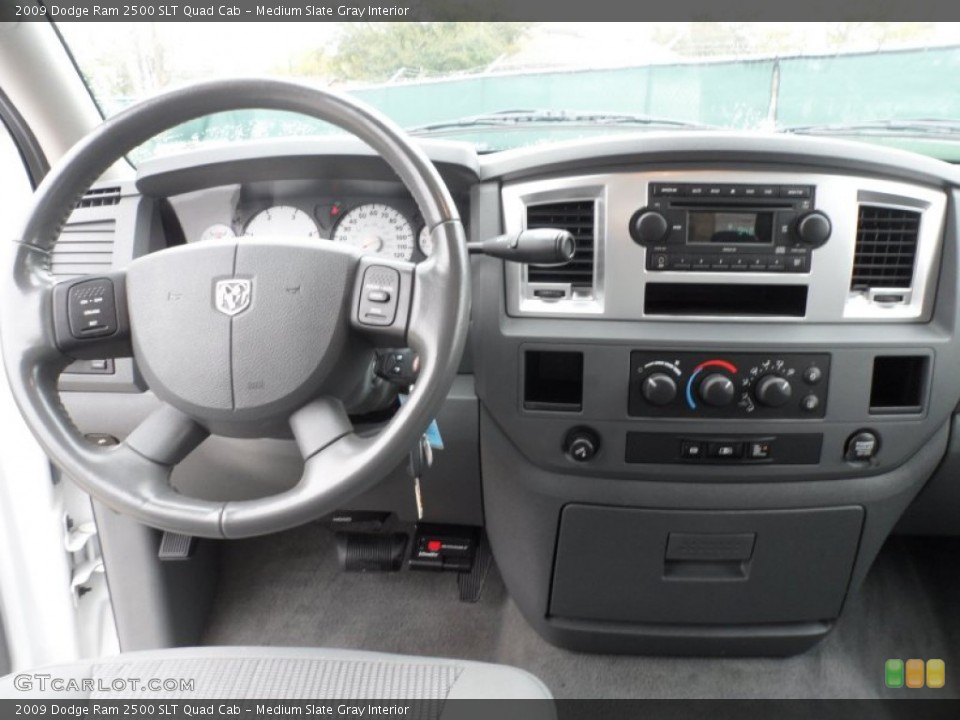 Medium Slate Gray Interior Dashboard for the 2009 Dodge Ram 2500 SLT Quad Cab #61570023