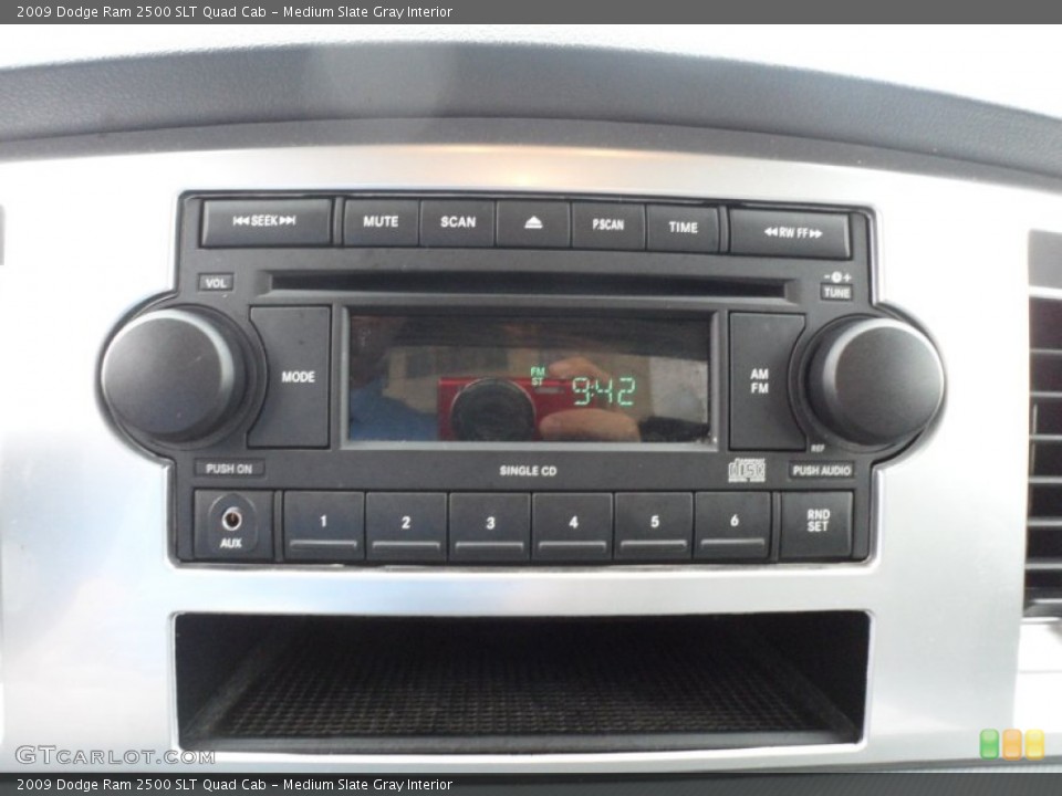 Medium Slate Gray Interior Audio System for the 2009 Dodge Ram 2500 SLT Quad Cab #61570032
