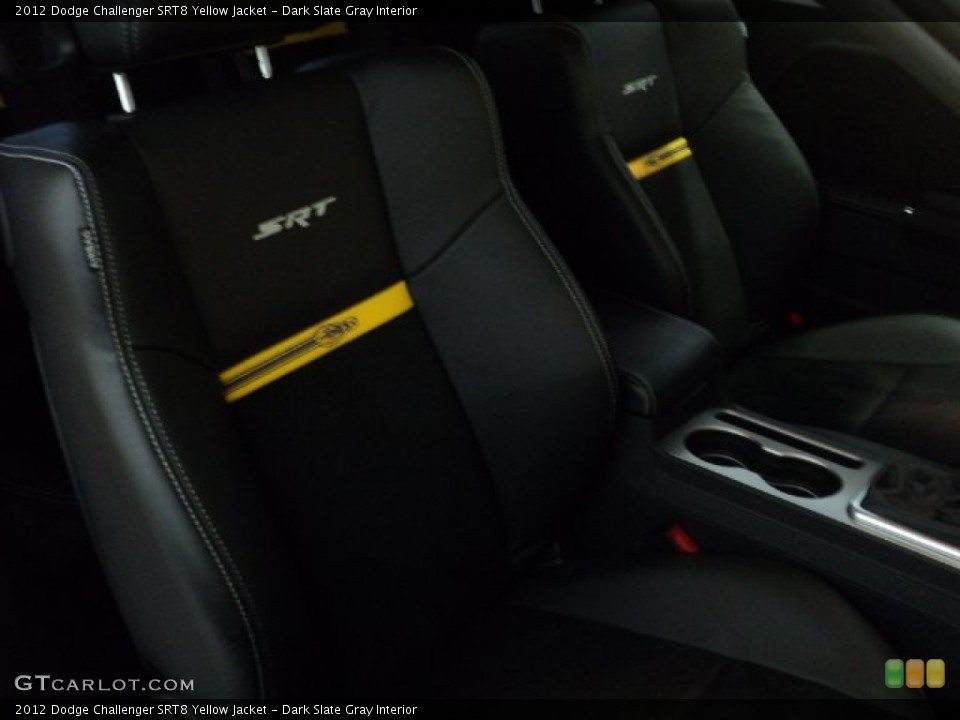 Dark Slate Gray Interior Photo for the 2012 Dodge Challenger SRT8 Yellow Jacket #61574793