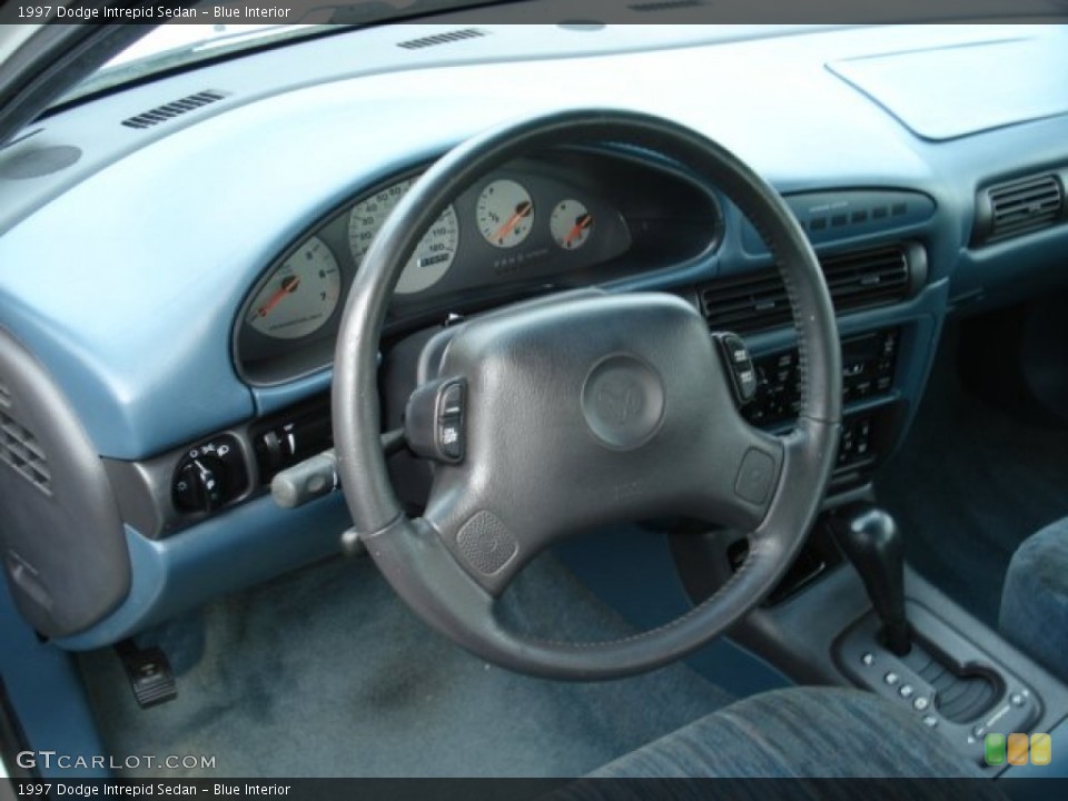 Blue Interior Steering Wheel for the 1997 Dodge Intrepid Sedan #61576797