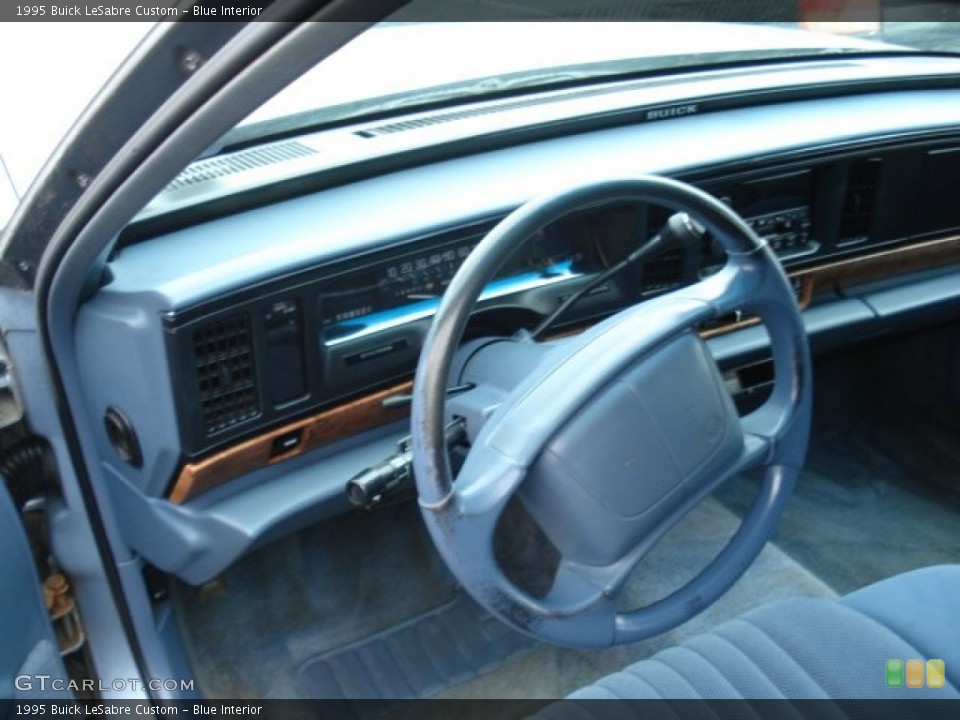 Blue Interior Steering Wheel for the 1995 Buick LeSabre Custom #61577277