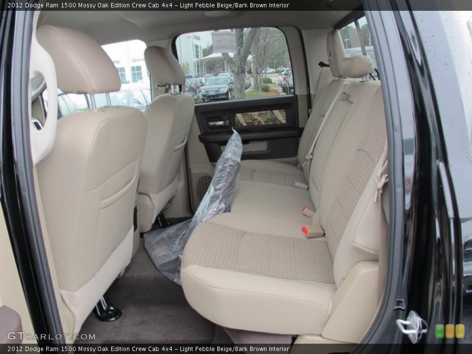 Light Pebble Beige/Bark Brown Interior Rear Seat for the 2012 Dodge Ram 1500 Mossy Oak Edition Crew Cab 4x4 #61578121