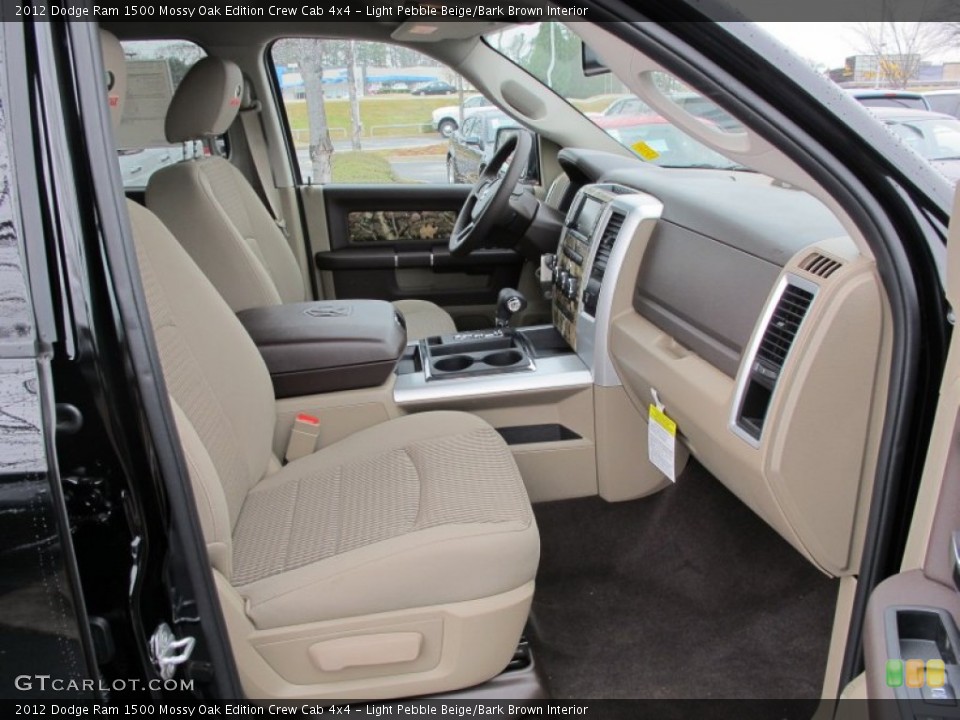 Light Pebble Beige/Bark Brown Interior Photo for the 2012 Dodge Ram 1500 Mossy Oak Edition Crew Cab 4x4 #61578133