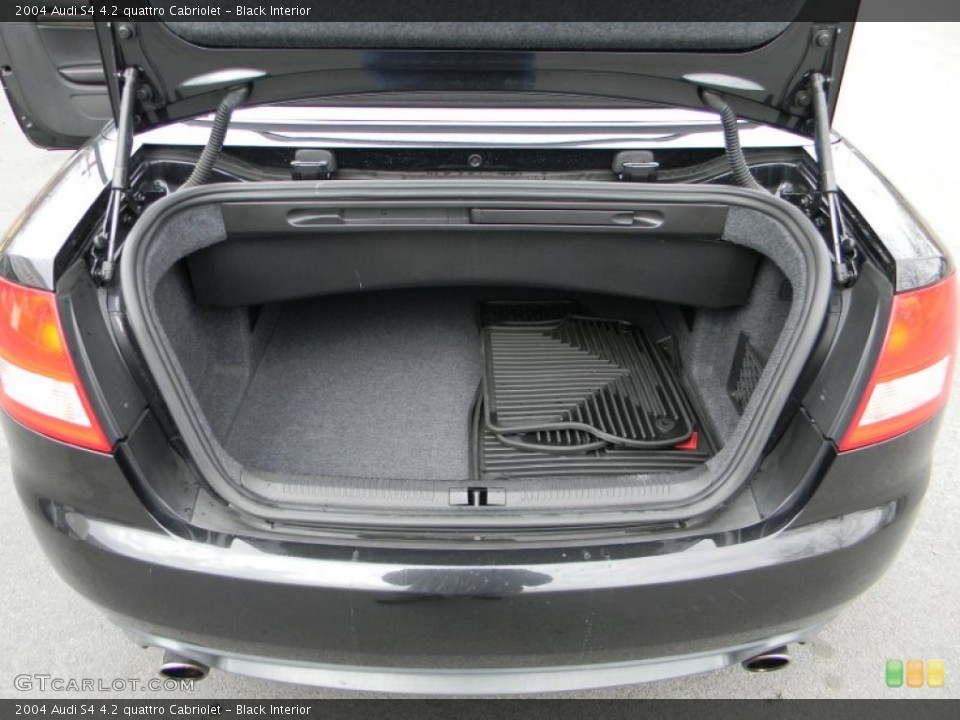 Black Interior Trunk for the 2004 Audi S4 4.2 quattro Cabriolet #61578414