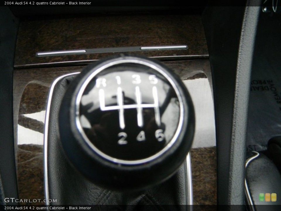 Black Interior Transmission for the 2004 Audi S4 4.2 quattro Cabriolet #61578453
