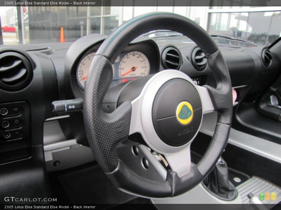 Black Interior Steering Wheel for the 2005 Lotus Elise  #61582438