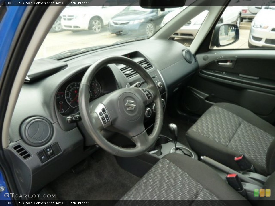 Black Interior Prime Interior for the 2007 Suzuki SX4 Convenience AWD #61582990