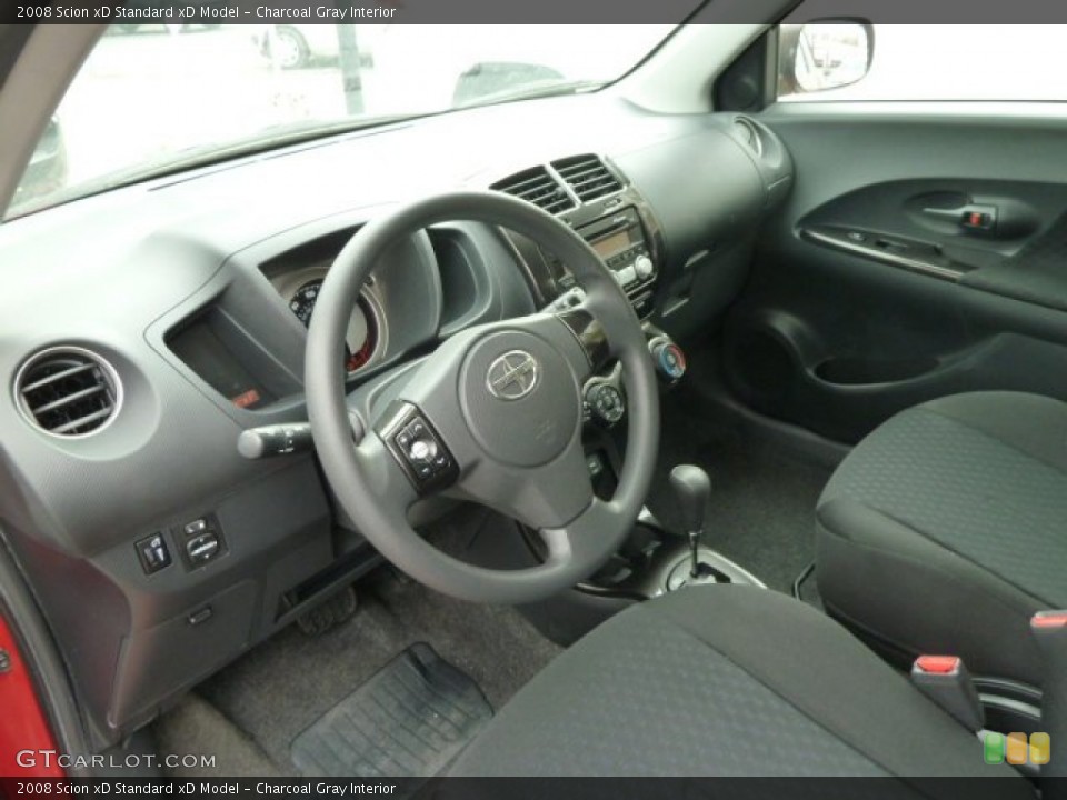 Charcoal Gray 2008 Scion xD Interiors