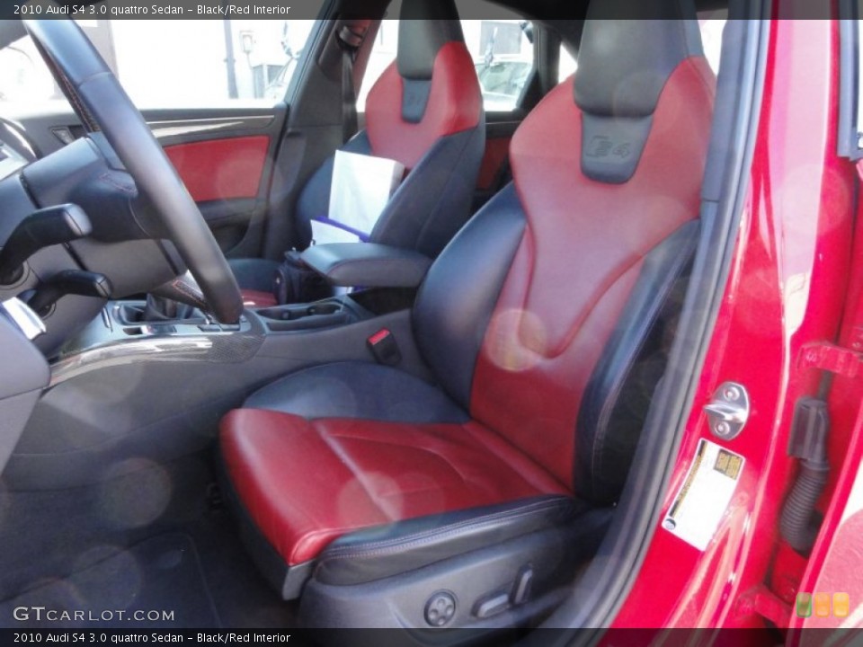 Black/Red Interior Photo for the 2010 Audi S4 3.0 quattro Sedan #61584184