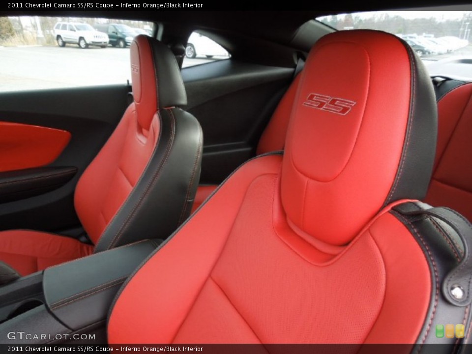 Inferno Orange/Black Interior Photo for the 2011 Chevrolet Camaro SS/RS Coupe #61587451
