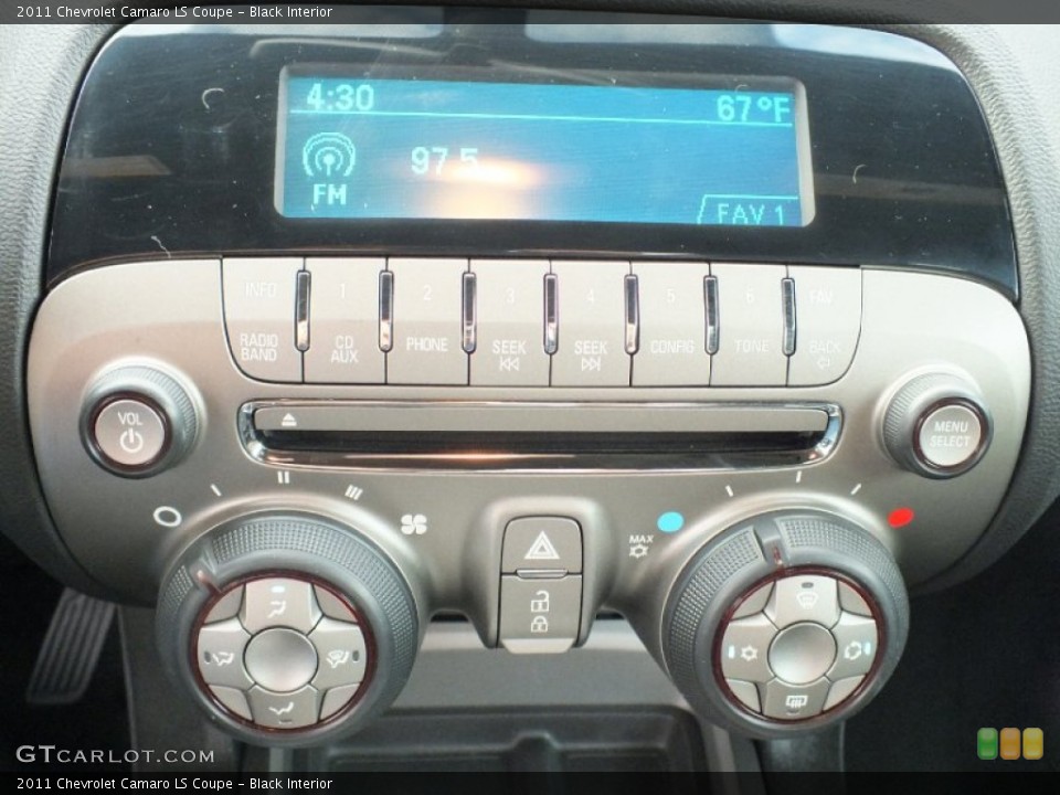 Black Interior Audio System for the 2011 Chevrolet Camaro LS Coupe #61587528