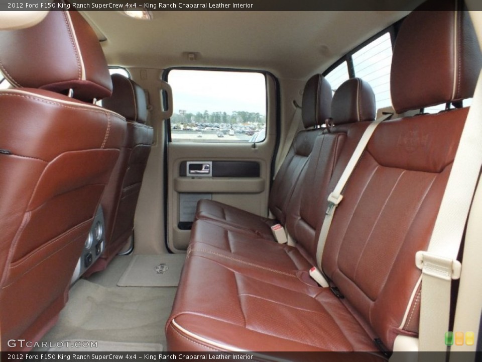 King Ranch Chaparral Leather Interior Rear Seat for the 2012 Ford F150 King Ranch SuperCrew 4x4 #61587887