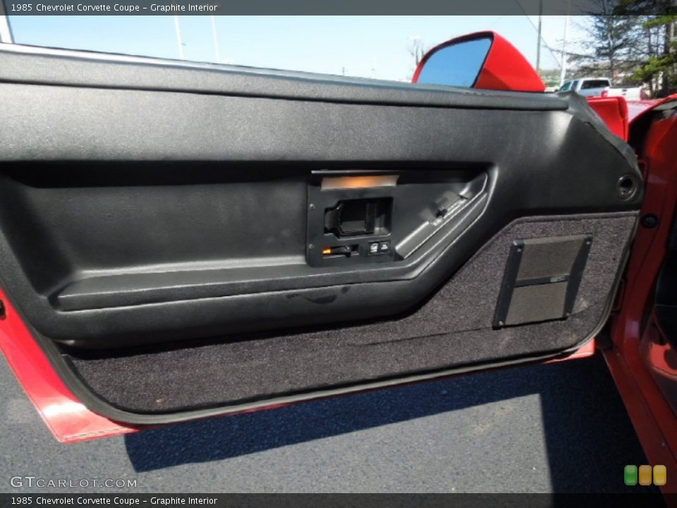 Graphite Interior Door Panel for the 1985 Chevrolet Corvette Coupe #61588335