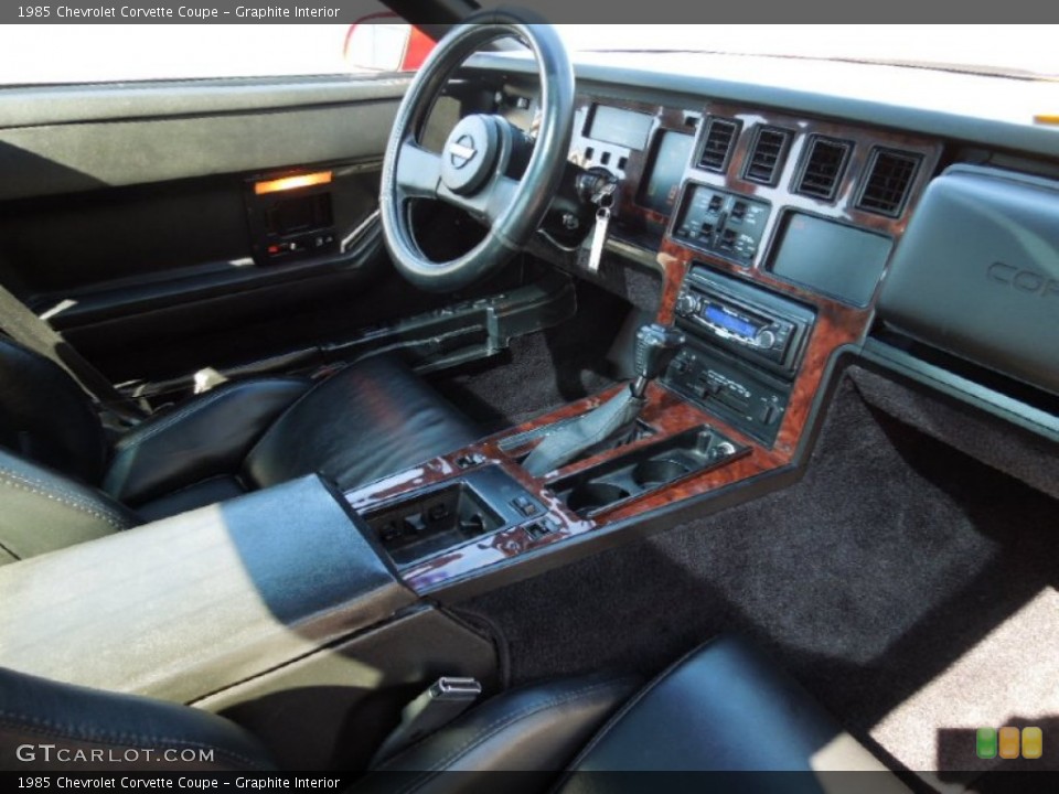 Graphite Interior Dashboard for the 1985 Chevrolet Corvette Coupe #61588458