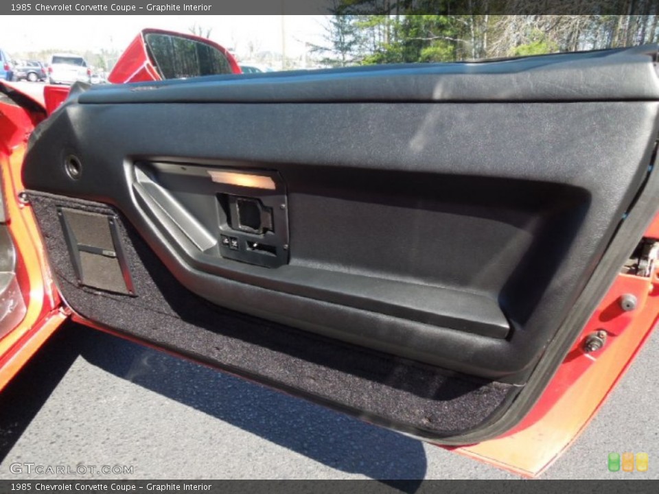 Graphite Interior Door Panel for the 1985 Chevrolet Corvette Coupe #61588473