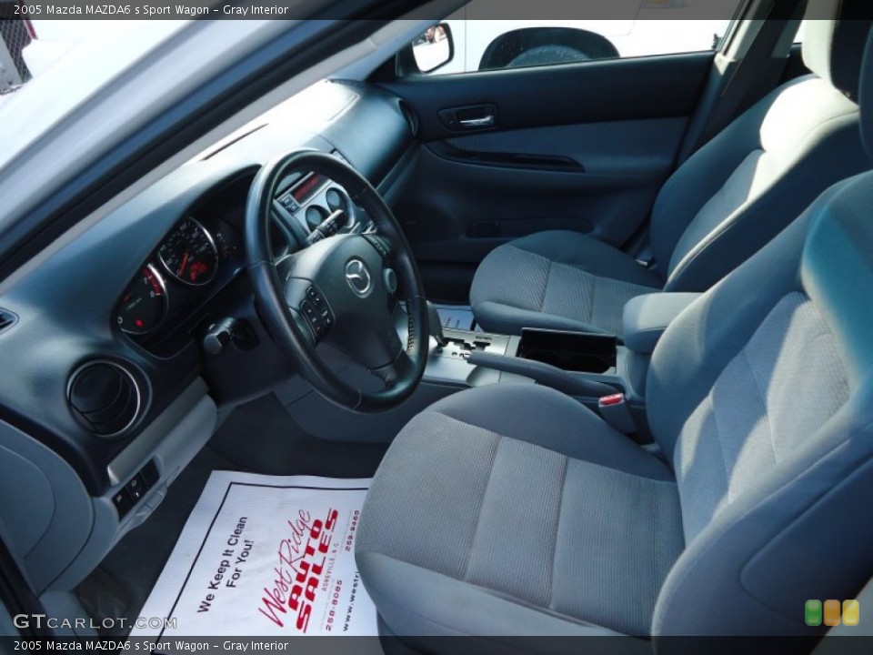 Gray 2005 Mazda MAZDA6 Interiors